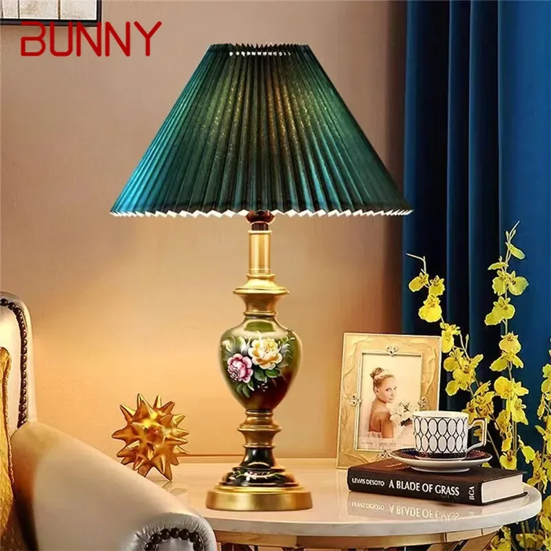 Bunny American Retro stolová lampa francúzska luxusná obývacia izba Štúdium Villa Hotel spál