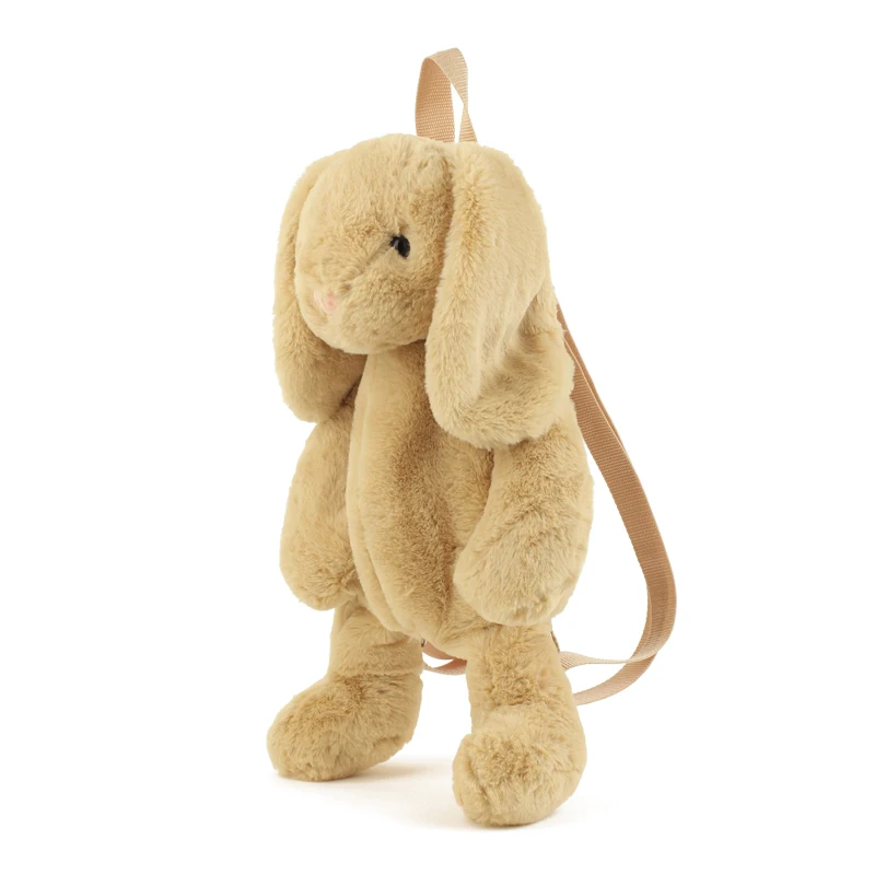 Bunny plyšové batohy roztomilé plnené zvieracie hračky Lop Rabbit Bags for Kids Boy Girls