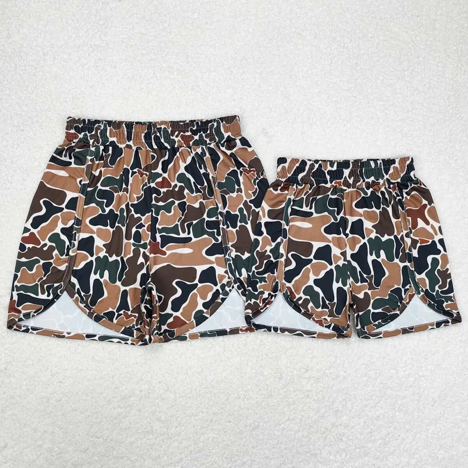 Butiková mama a ja dievčatká camo šortky dna móda Módne dospelé ženy šortky letné detské oblečenie dievčenské šortky rodina Wears