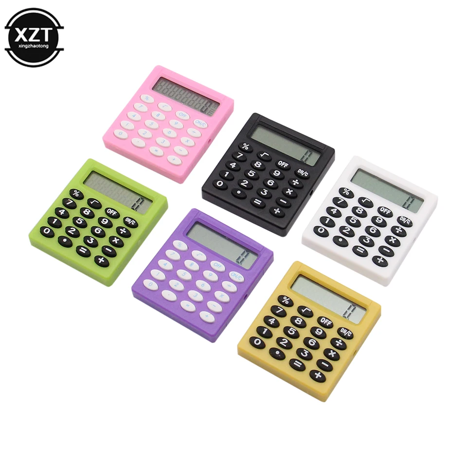Butikové kancelárske potreby Malé štvorcové kalkulačka personalizované mini cukrovinky Candy School & Office Electronics Creative Calculator