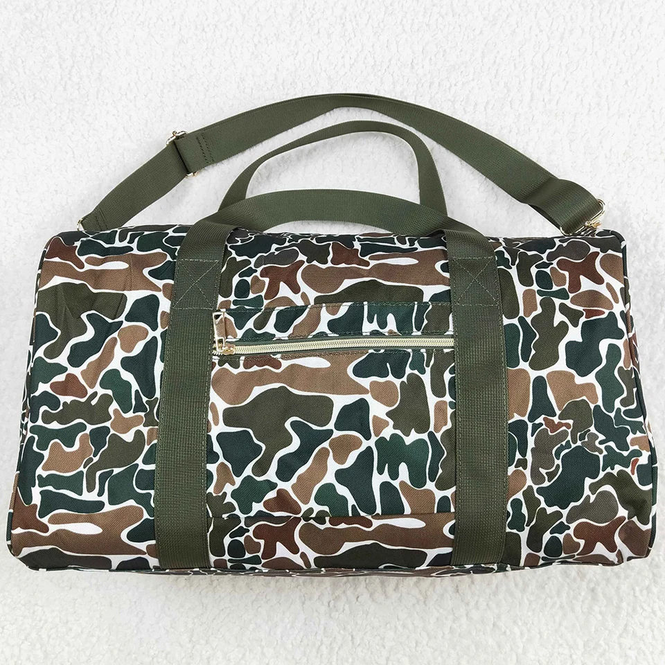 Butique Kids Kids Detské tašky Duck Camo Duffle Gym Bags Fall Fashion Deti deti zipsové batožiny cestovné tašky Veľkoobchod