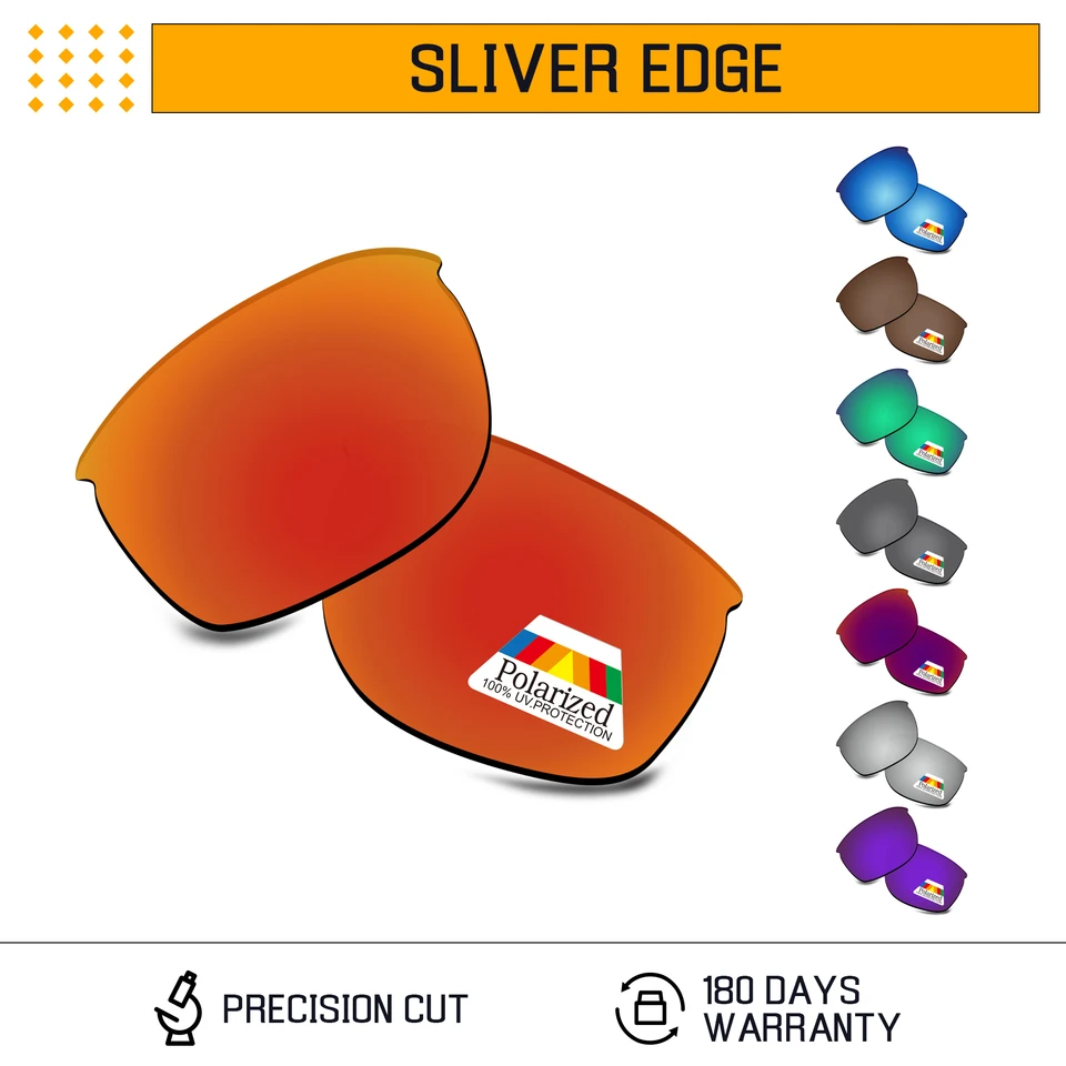 Bwake Polarizované náhradné šošovky pre -Oakley Sliver Edge OO9413 Rám slnečných okuliarov - viac možností