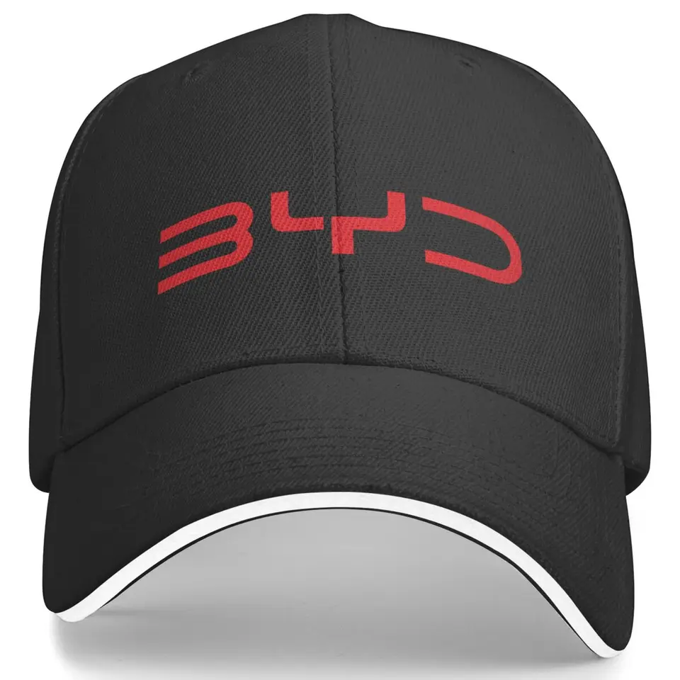 BYD logo outfit Unisex Baseball Caps Dad Hat Vintage Formal Formal pokrývky hlavy nastaviteľná svapka