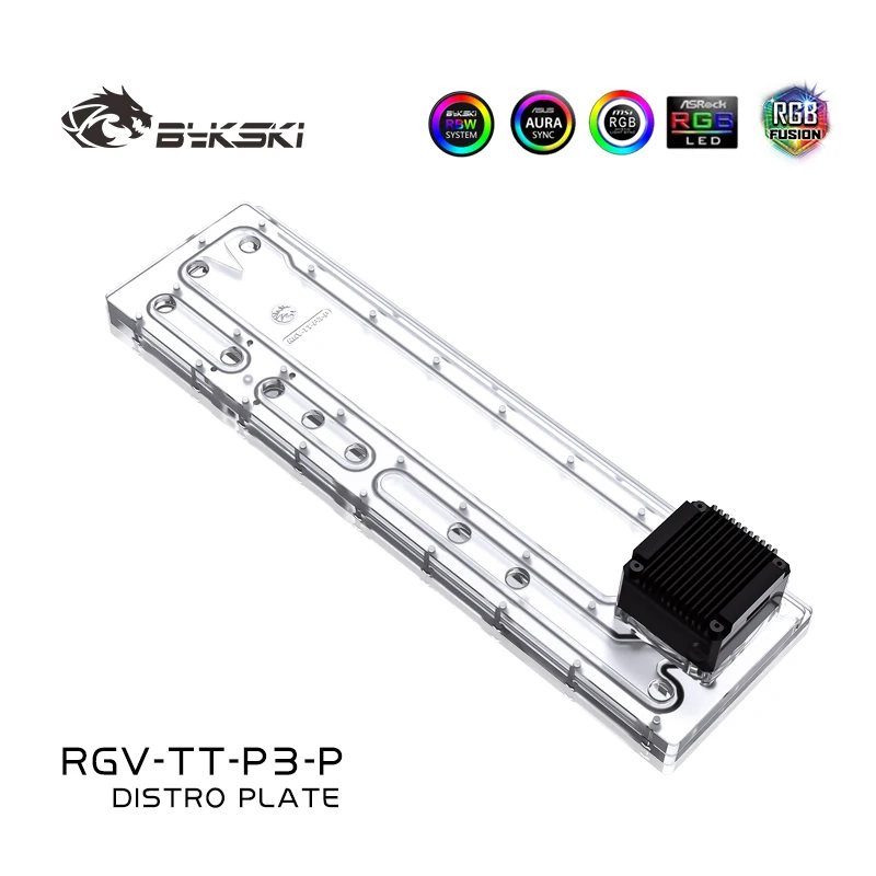 BYKSKI ACRYLIC ROZPOČTA Vodný roztok Použitie pre termaltake / tt jadro P3 pre blok GPU GPU / 3pin RGB / namiesto rezervoáru