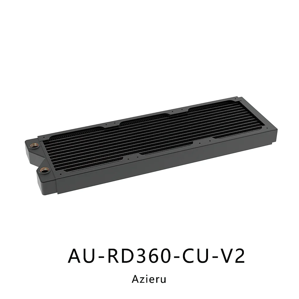BYKSKI AZIERU AU-RD360-CU-V2 360 mm 3x120 mm medený chladič