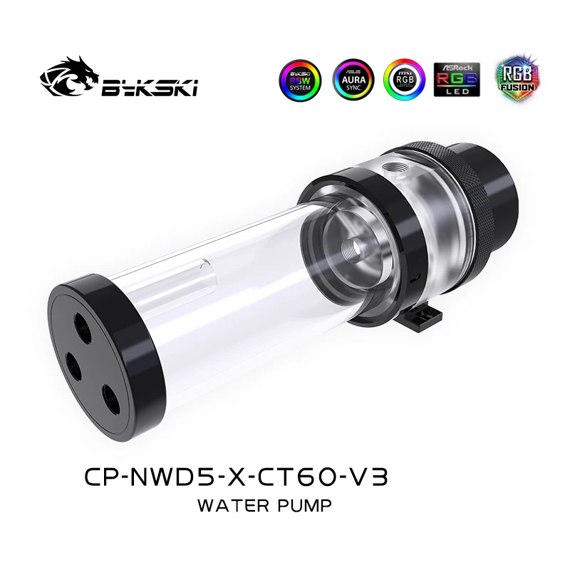 BYKSKI D5 COMBO PUBS + Kombinácia nádrže Maximálny prietok 3,8 metra 1100 l/h valcová nádrž na celkovú dĺžku 151/191/242 mm 5V