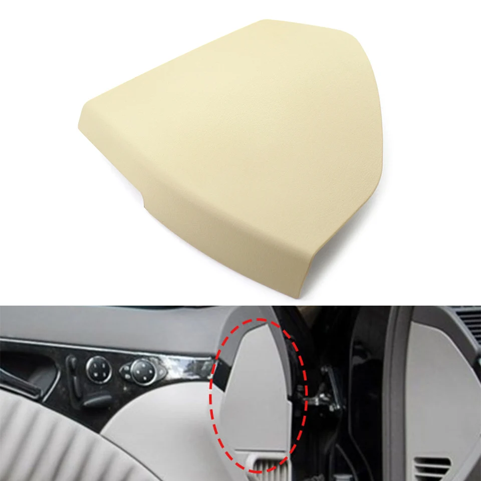Béžové auto predné ľavé dvere horný kryt strážca ABS pre Mercedes W211 E-Class 2003 2004 2005 2006 2007 2008 2009