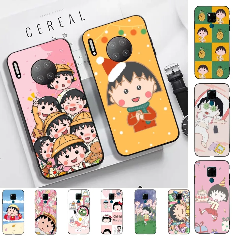 C-chibi roztomilý m-Maruko telefónny puzdro pre huawei mate 10 20 30 40 50 Lite Pro Nova 3 3i 5 6 SE 7 PRO 7SE