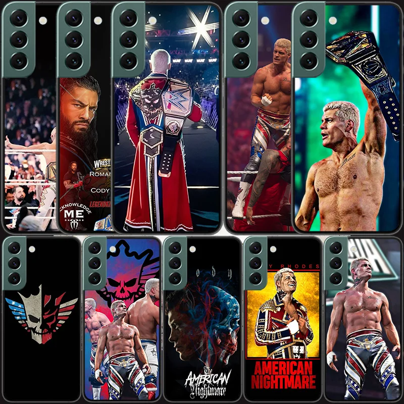 C-Cody R-rhodes Puzdro pre Samsung S8 S7 Galaxy Note 20 Ultra 10 Lite 9 8 M12 M21 M30S M31 M32 M51 M52 J8 J6 J4 Plus M80S CO