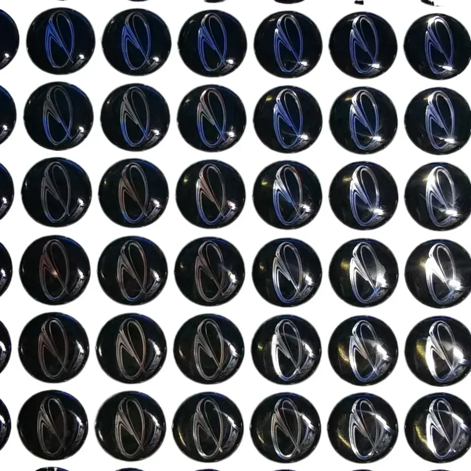 C personalizované 14 mm keydiy xhorse vvdi Mahindra živice krištáľový epoxy auto flip kľúča fob diaľkové odznaky Symbol symbol symbol