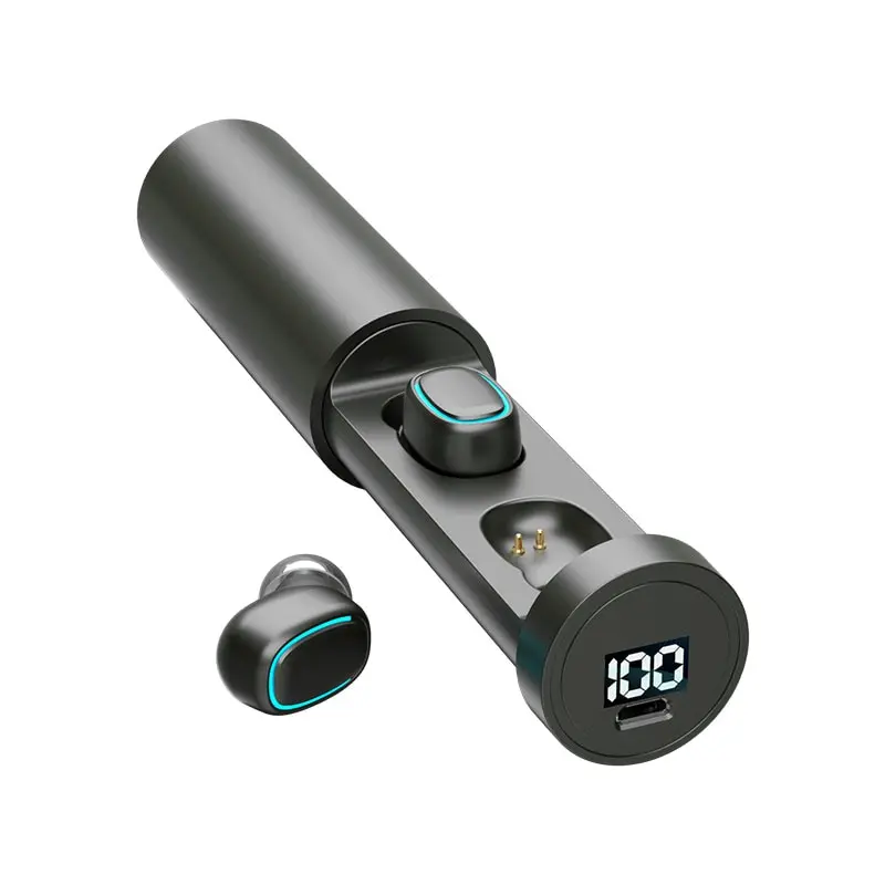 C1-1 Bluetooth slúchadlá Outdoor Sports Wireless Headset 5.2 s nabíjaním Bin Power Display Displej dotyk ovládacích slúchadiel slúchadlá pre slúchadlá