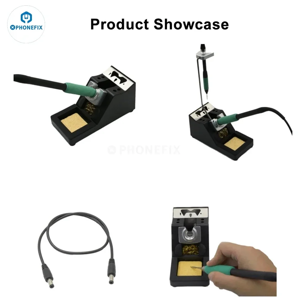 C210 C245 C115 Spájkovacia výmena inteligentného zváracieho spánkového základu pre JBC Sugon Aifen Aixun Soldering Rucking Držiak rukoväte