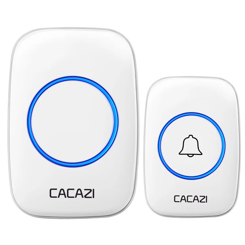Cacazi Wireless Door Bell 110DB Vitajte priateľ Smart Door 300metre Diaľnica 36 Songs