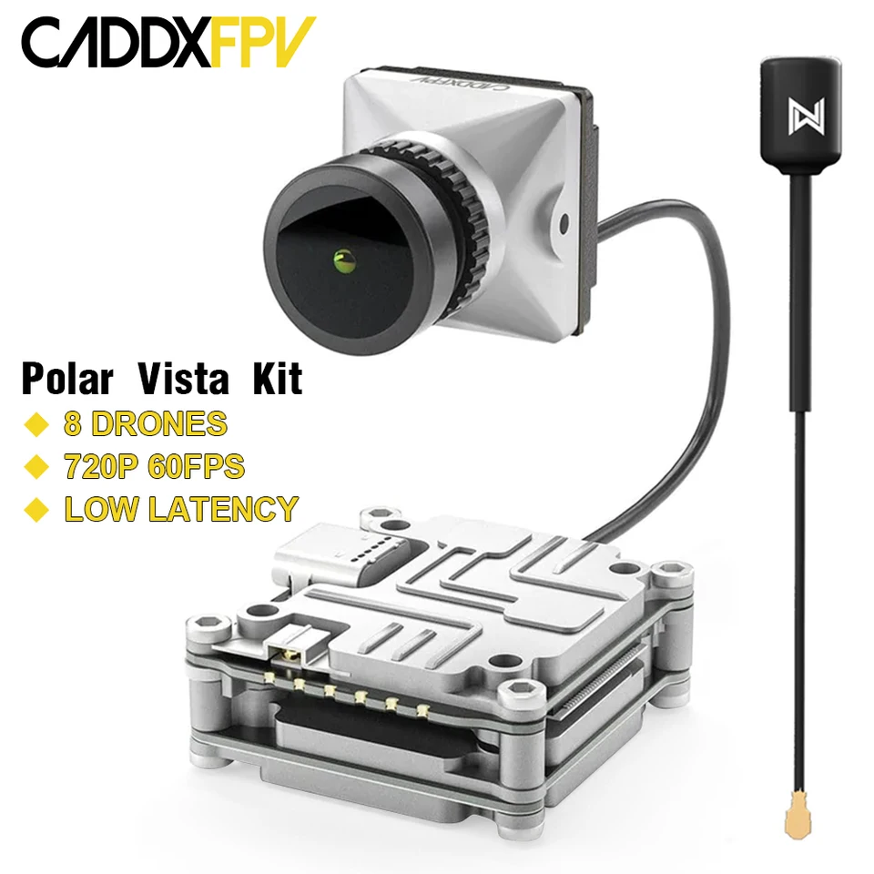 CADDX Polar Vista Kit Starlight Digital FPV HD Camera System 16: 9 720p 60fps FOV 162 pre FPV RC Racing Drone Dji FPV Goggles