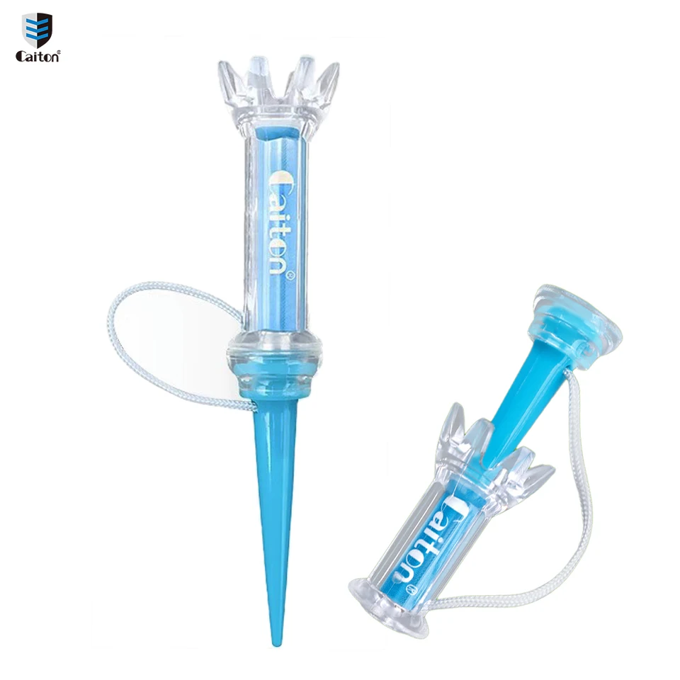 Caiton Golf Tees, vstavaný jarný magnetický dizajn, 3 ks, viacfarebné voliteľné, špičkové technológie, ktoré sú vhodné pre darčeky pre milovníkov golfu