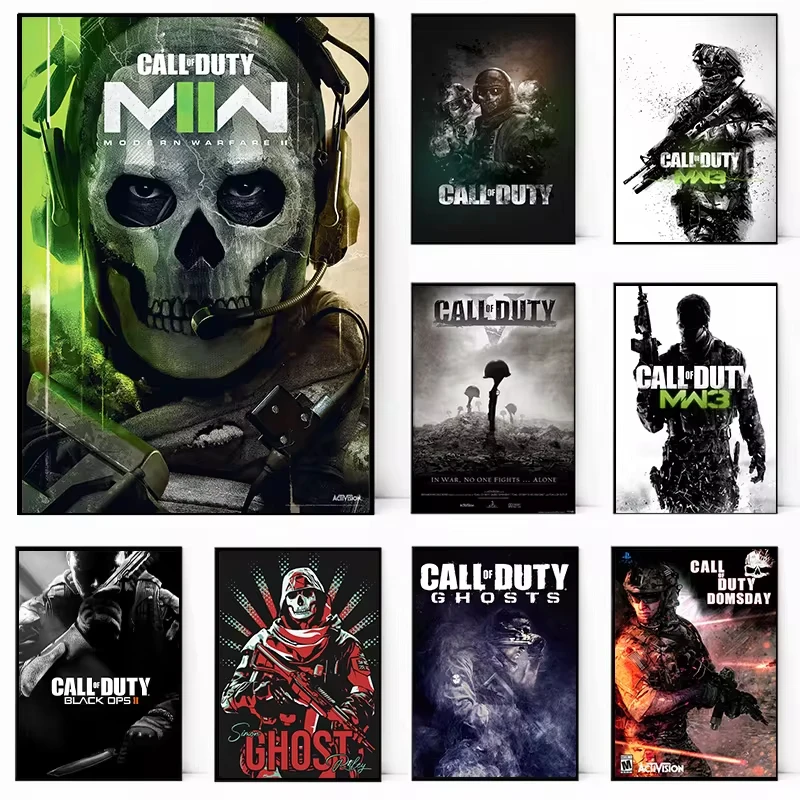 Call of Duty Game Plagát Dekoratívne obrázky pre obývaciu izbu dekoratívne výtlačky nástenné maľba na plátne na nástenné umelecké plagáty