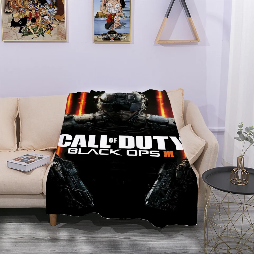 Call of Duty Hrot Drave Luxusný kryt Sedemnásť bape plush Plaid 200 x220 prikrývka pre pohovku smokingu Sam ako rómska posteľná bielizeň ACDC