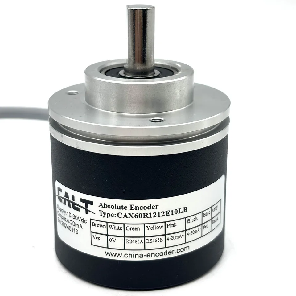 CALT Multiturn Absolute Rotary Encoder CAX60 R1212E10LB 12/13 Bit Encoder 4-20MA VÝCHOD 60MM