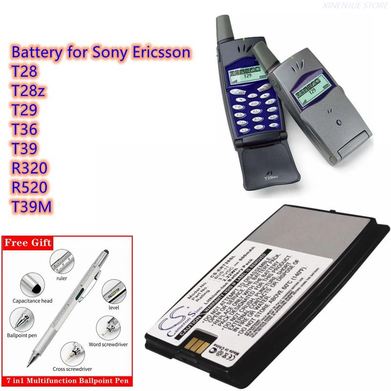 Cameron Sino Battery 3,7V/600MAH BHC-10, BSL-10, Bus-11 pre Sony Ericsson R320, R520, T28, T28Z, T29, T36, T39, T39M