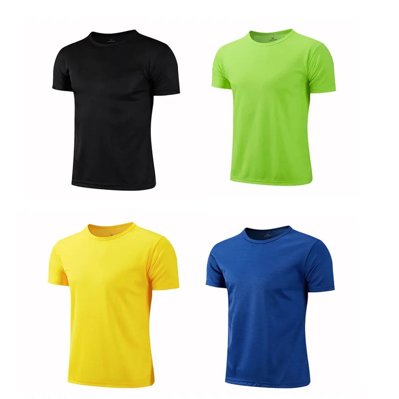 Camiseta Deportiva de Manga Corta Para Hombre, Ropa Deportiva Transpitable de Secado Rápido, viacfarebný, para gimnasio y fitness