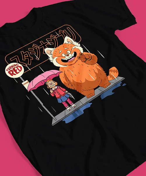 Camiseta unisex Tour Red Movie remake Studio Ghibli