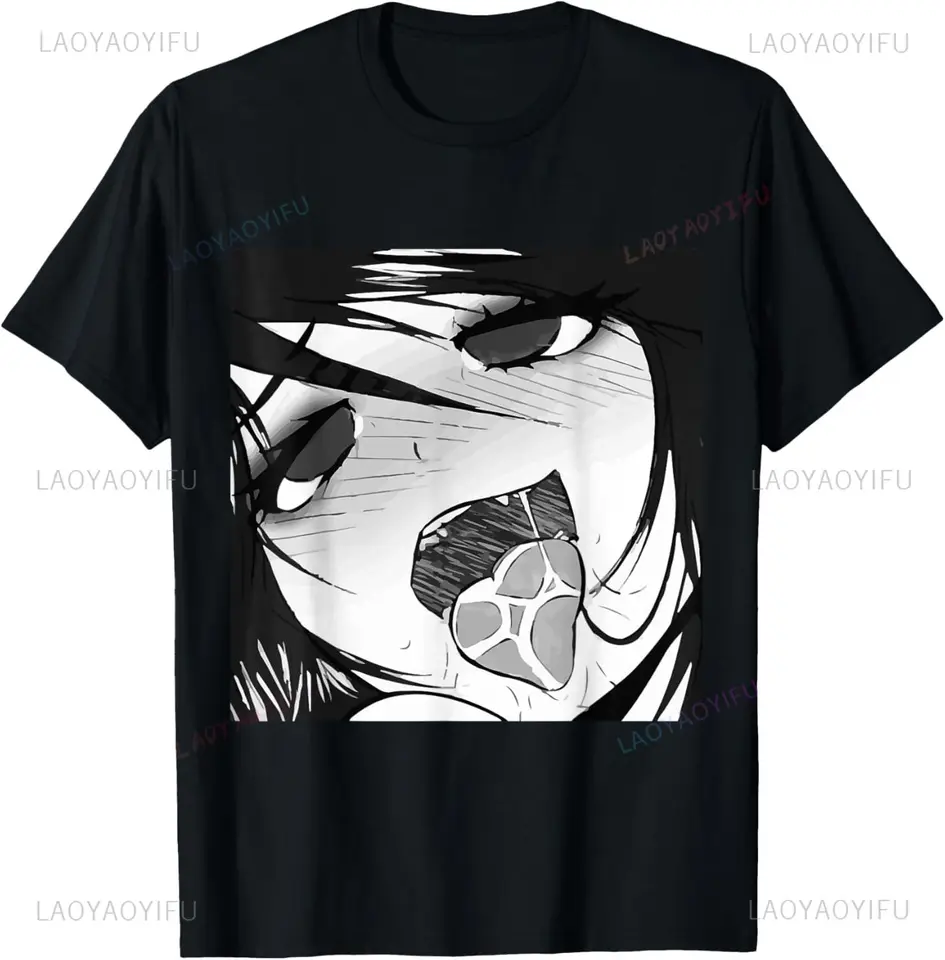 Camisetas Masculina Ecchi Otaku Hentai Hot Waifu Mens Clothing Sexy Ahegao Girl Manga Anime Tričko