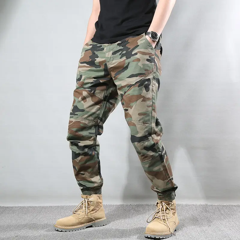 Camouflage 2022 Metrys Track Pants pre mužov pre mužov, pánske oblečenie odolné voči neformálnemu turistickému stúpaniu Creet Cropped Pants