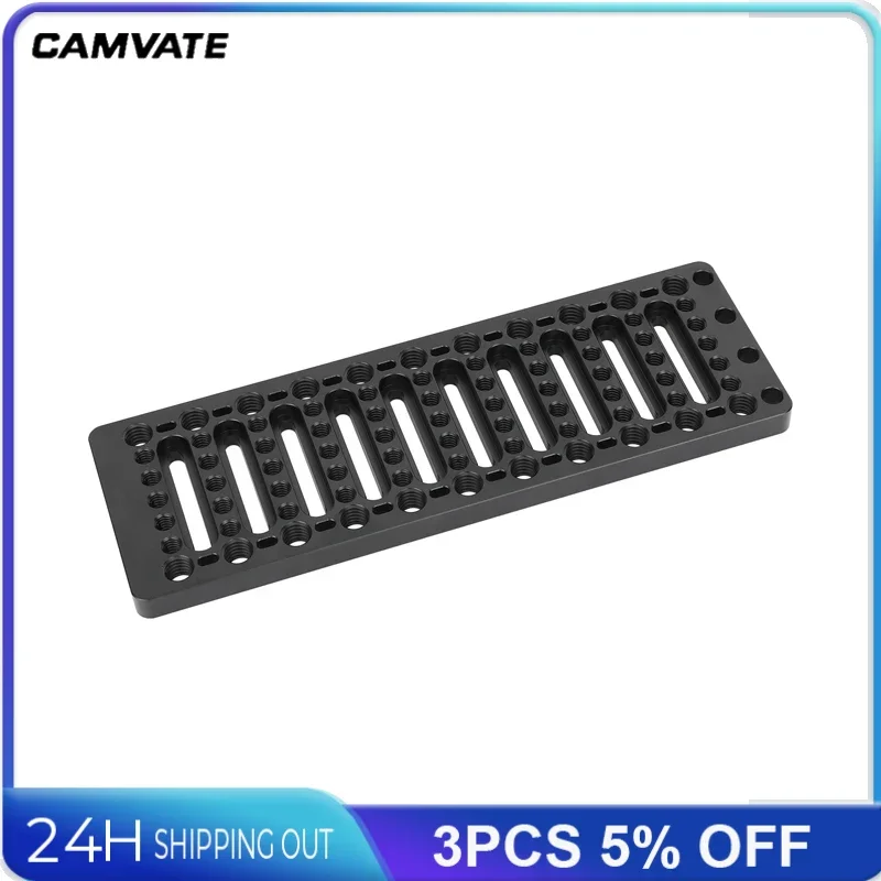Camvate viacúčelová kamera Mount Plate Syr Baseplate s držiakom príslušenstva Arri pre platformu kamery Sony Canon
