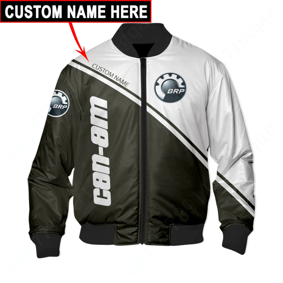 Can-Am Bomber bunda 3D bunda Techwear baseball uniforma hrubé kabáty pre pánske oblečenie vysoko kvalitné parky Windbreaker
