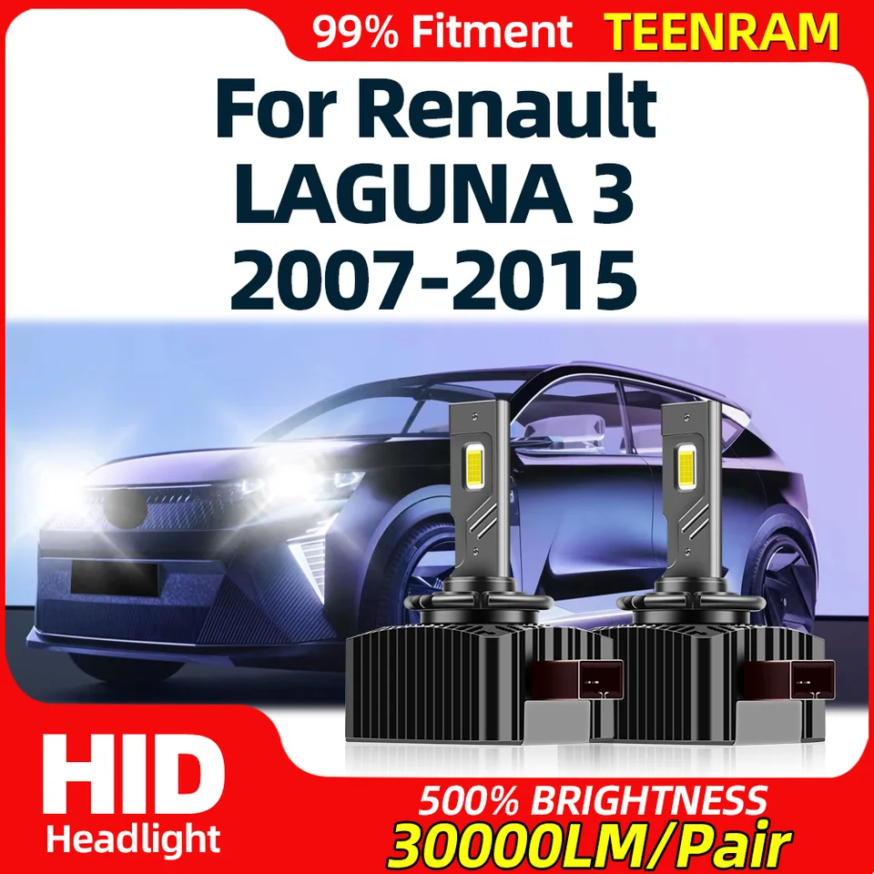 CANBUS LED svetlomet 30000LM HID Xenon Lights 6000K Plug & Play Car Lamps pre Renault Laguna 3 2007-2010 2011 2011 2013 2014 2014 2015