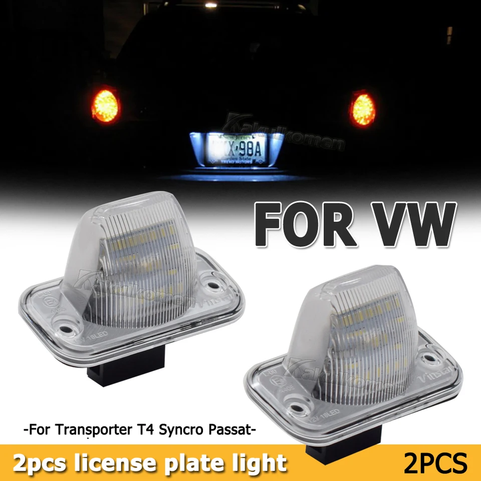 Canbus White LED licencia Licencia Svetlo pre VW Transporter T4 Bus/Kasten Campmob Passat B5 B6 Caddy Jetta/Syncro Touran
