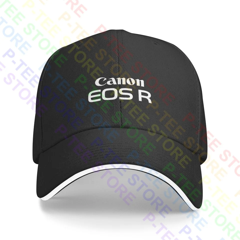 Canon EOS R Séria Full Frame Logo sendvičová čiapka baseball čiapka Trucker Hat Hat Vintage Najlepšia kvalita