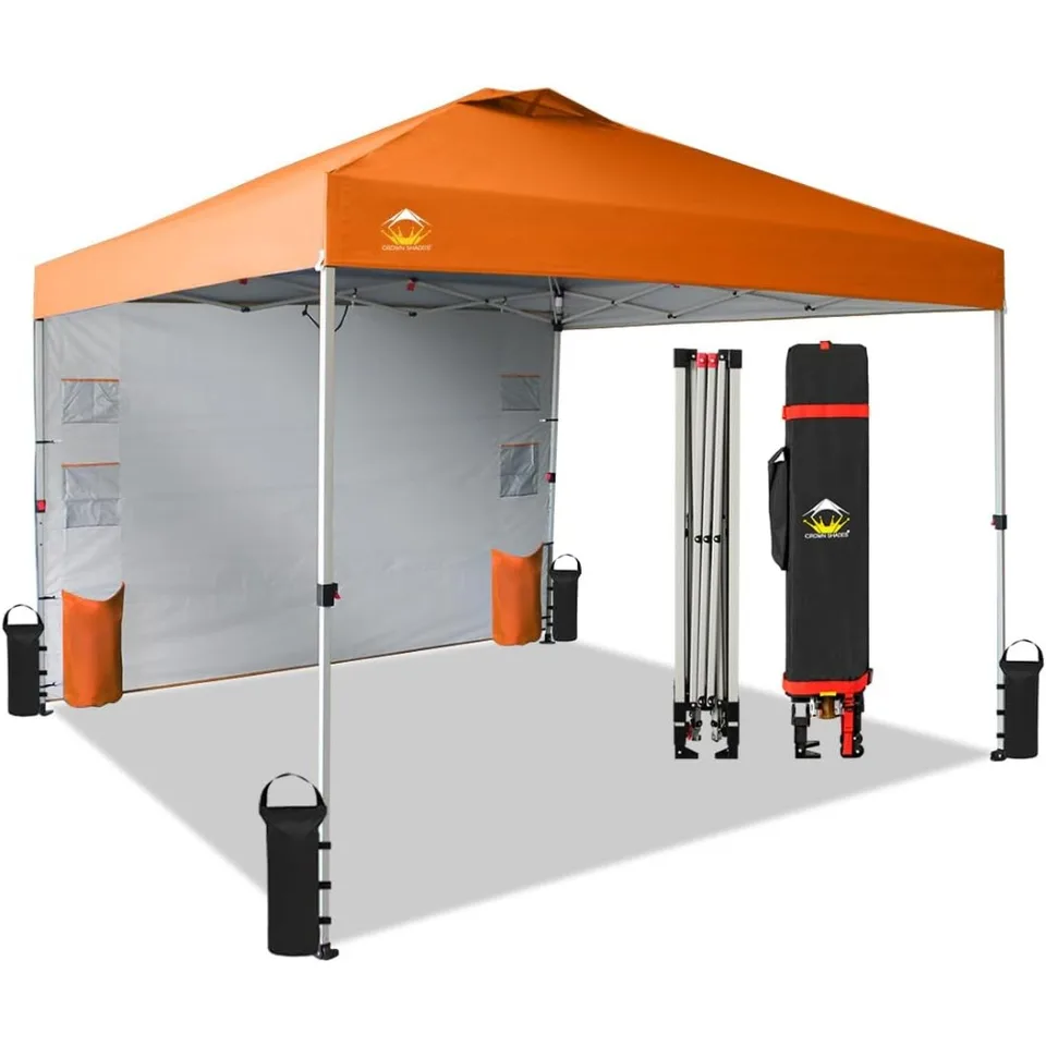 Canopy Stan, 10 x 10 stôp prenosný vyskočený vonkajší prístrešok s bočnou stenou vrecka, Push Stredový zámok, UV ochrana