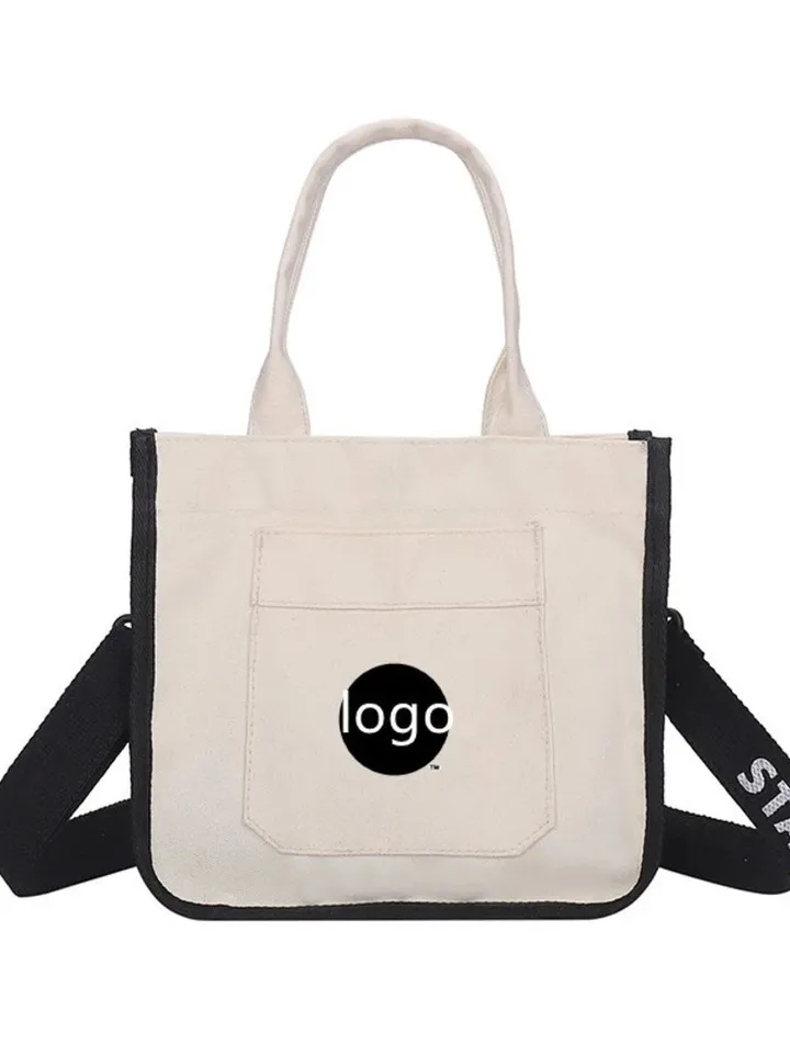 Canvas Bag Dámska nová hviezdna barová módna sieť červená červená taška s jedným ramenom veľká kapacita Dámska kabelka Zjednodušená taška študent