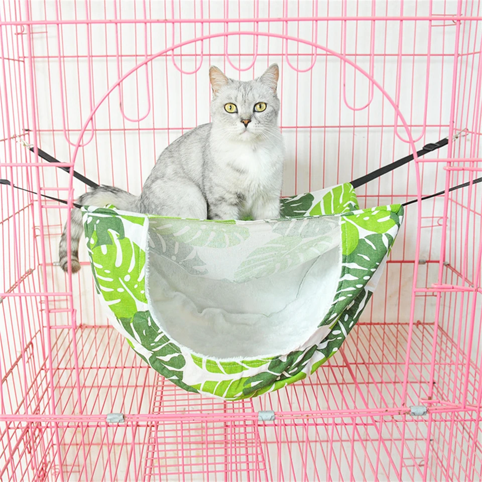 Canvas Cat Hammock obojstranný závesný mačká