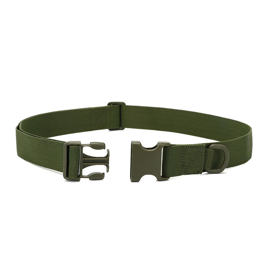 Canvas Tactical Sport Belt s plastovou sponou nastaviteľným vonkajším pasovým pásom Tactický pásový pásový pásový opasok
