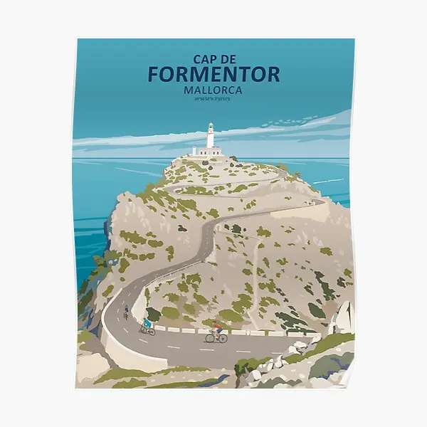 Cap de Formentor Mallorca Plagát tlač domácu miestnosť nástenná maľba moderné umenie Obrázok vtipný dekor vintage stena dekorácie maľba bez rámu