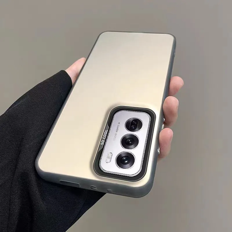 CAPAS pre OPPO RENO12 CPH2625 PRO 5G CPH2629 Farebný matný matný ochranný zadný kryt nárazníka