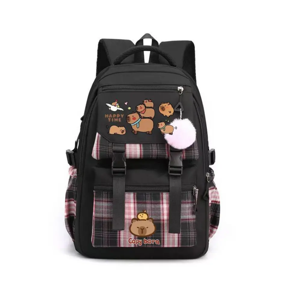 Capibara batohy pre deti školské tašky dievčatka Daypack Deti Detské tašky Dospievajúci