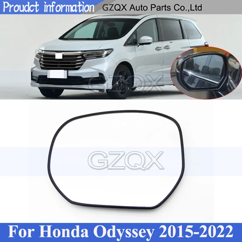 CAPQX modré alebo biele vykurovanie vonkajšie spätné zrkadlo sklo pre Honda Odyssey 2015-2022