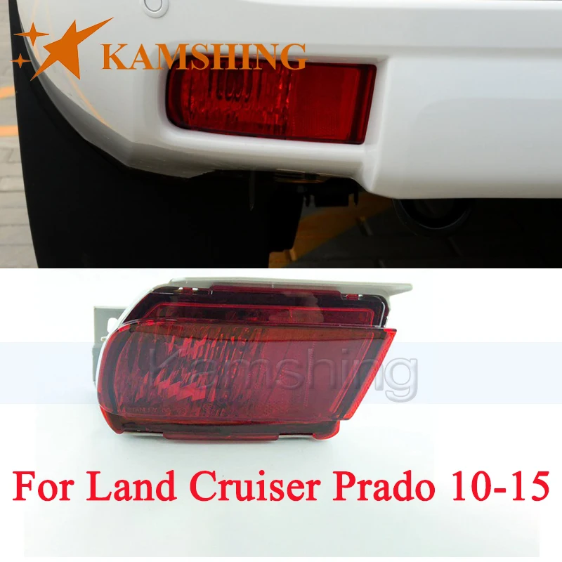 CAPQX pre Toyota Land Cruiser Prado 150 Series 2010-2015 Zadný nárazník Foglight Reflektor Anti-Fog Lamp Foglight Foglamp Taillight