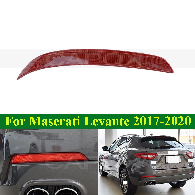 CAPQX Zadný nárazník Light pre Maserati Levante 2017-2020 Zadná hmlová hmlová hmlová žiarovka Zadné reflektorové svetlo 670032733 670032732
