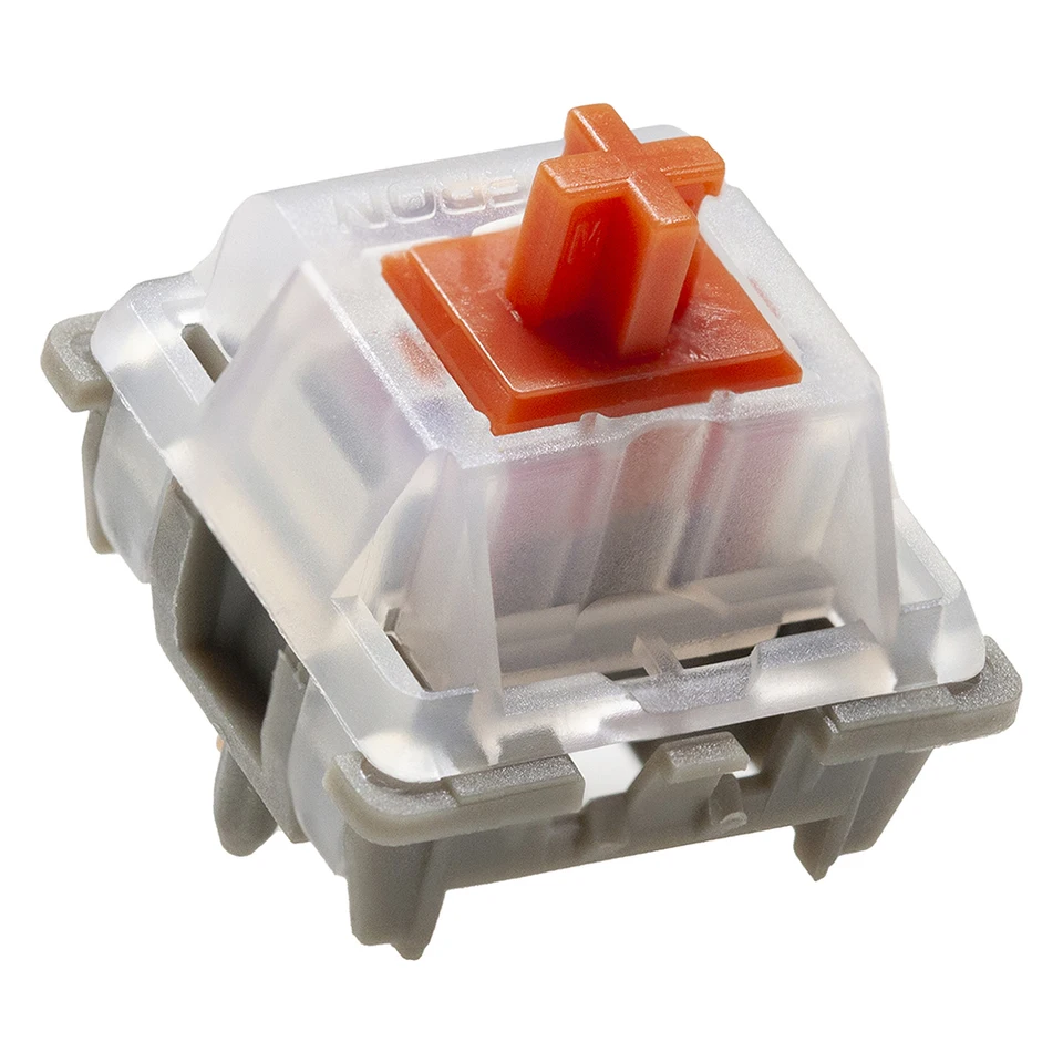 Captanjar Gateron Ultra Pro Glory Switch Lineárna žltá červená pre mechanickú klávesnicu Lubed 45G 50G Gateron