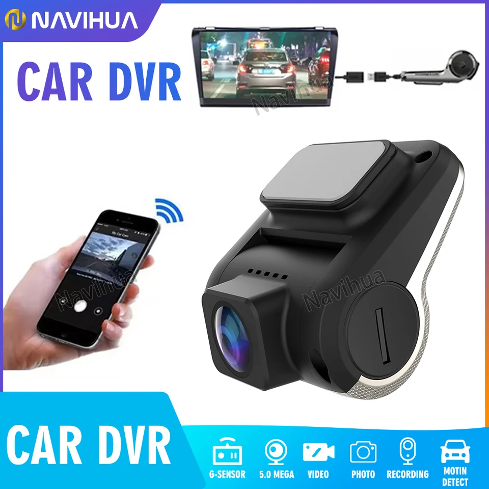CAR DVR DASH COMERA USB PREDNÉ VIDEO RECORDER 1080P AHD Reverz CAM USB HD Night Vision širokouhlý uhol s ADAS pre Android Player