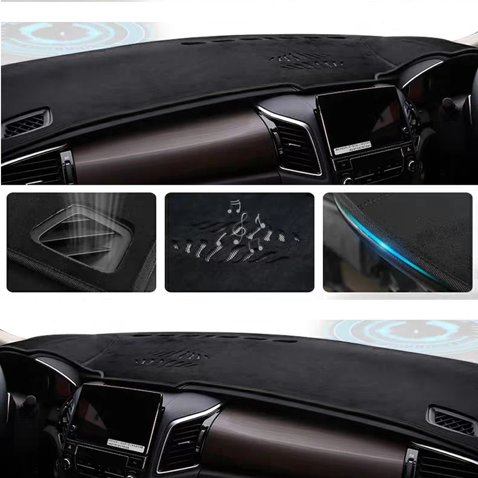 Car Flanel Dash Mat pre 1994 - 1998 95 96 Toyota Vista Camry V40 Príslušenstvo Dashboard Cover Cover Protector Koberec Warm Pad Dashmats