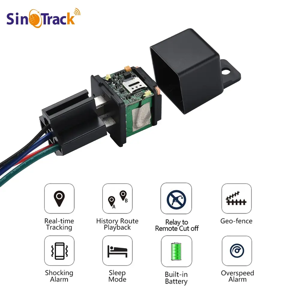 CAR GPS Tracker ST-907 Tracking Relé Zariadenie GSM Lookator Diaľkové ovládanie proti krádeži Monitorovanie olejového systému s bezplatnou aplikáciou