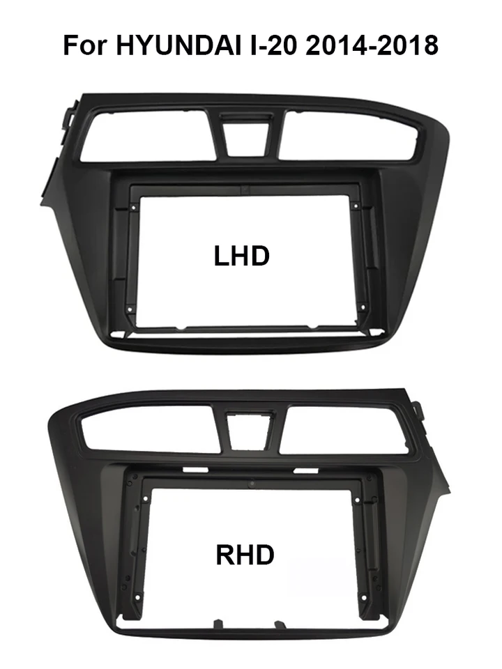 Car Radio Fascia pre Hyundai i20 2014 2015 2016 2017 2018 Multimedia hráč Repit Head Unit Inštalácia rámcovej súpravy