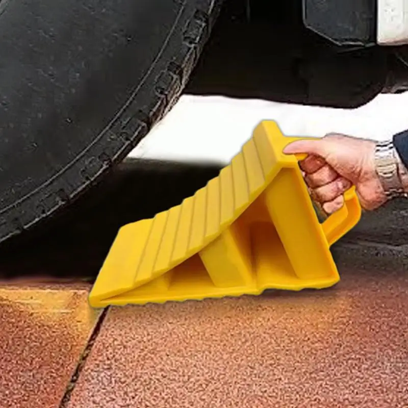 Car Wheel Zátka proti šikanovaniu kolies prenosné žlté pneumatické kohúty