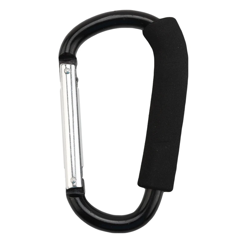 Carabiner Clip Shopping Hook D-Shape Veľká hliníková zliatina zliatiny na horolezectvo Camping Hurbing Hounble Buckle