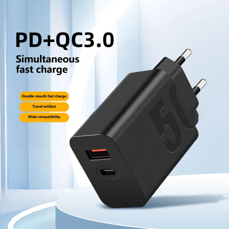 Cargador Original Para Motorola 50W, Adaptador de Corriente de Doble Puerto PD, kábel USB Tipo C para Moto X30 Pro Razr 40 Edge